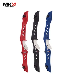 Nika Recurve Bow ET-7 25inch Riser Archery Shooting Metal Takedown Riser Outdoor Sports Training Equipment