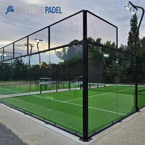 Césped <span class=keywords><strong>Artificial</strong></span> para Pista de Pádel QFAN de 12 mm, Equipo para Pista de Tenis de Pádel con Vidrio Templado - Product Image 3