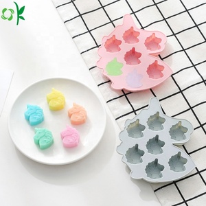 Oksilicone แม่พิมพ์เค้กซิลิโคน7ช่องแบบใช้ซ้ำได้สำหรับเครื่องครัวแม่พิมพ์เค้กซิลิโคนรูปตลกสำหรับอบเค้กคัพเค้ก - Product Image 1