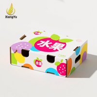 Boîte cadeau personnalisée de luxe pour fruits frais, imprimée sur mesure, pour l'affichage en supermarché, l'emballage des produits et la livraison pour les fêtes