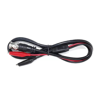 Conector macho BNC a pinza de cocodrilo doble Cable de vídeo BNC de cobre completo de 75 ohmios para cámaras CCTV Monitor Cable BNC