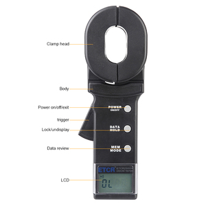 Testeur de résistance de terre numérique ETCR2000A, mesure de la résistance de terre numérique, 0,01~200 ohms - Product Image 4