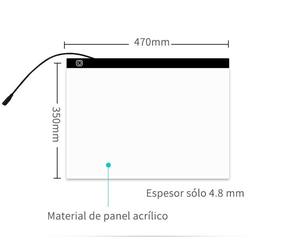 Compre A3 Tablero <span class=keywords><strong>de</strong></span> <span class=keywords><strong>dibujo</strong></span> LED súper Delgado USB Arquitectura ajustable Plantilla <span class=keywords><strong>de</strong></span> tatuaje Tableta <span class=keywords><strong>de</strong></span> rastreo Boceto portátil Almohadilla <span class=keywords><strong>de</strong></span> luz LED - Product Image 5