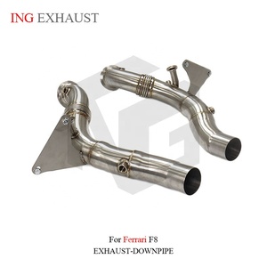 <span class=keywords><strong>Tubo</strong></span> <span class=keywords><strong>di</strong></span> <span class=keywords><strong>Scarico</strong></span> in Acciaio Inox ING per Ferrari F8 con Prestazioni Elevate e Componenti Auto <span class=keywords><strong>di</strong></span> Alta Qualità - Product Image 2