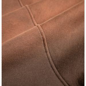 Sudadera con Capucha de Alta Calidad para Hombre, Algodón Grueso, Cierre de Cremallera, Diseño Personalizado, Efecto Desgastado por el Sol - Product Image 6