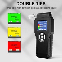Nouvel éthylotest numérique SZEEK EK924, testeur d'alcool portable haute précision, écran TFT de 1,77 pouce, 32 enregistrements, USB