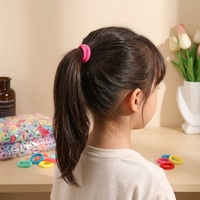 Élastiques à cheveux colorés et tendance en nylon pour bébés filles, pour une utilisation quotidienne en toutes saisons