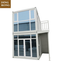 Duplex de structure en acier portable de 20 pieds 30 pieds 40 pieds 2 3 4 chambres à coucher Maisons préfabriquées de luxe en conteneur Maisons à vendre