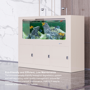Réservoir de koi d'aquarium de bureau intégré avec système d'oxygénation et de stérilisation de filtration pour un environnement aquatique écologique - Product Image 6