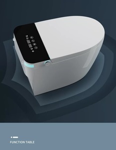 Резервуар для воды, встроенное автоматическое открытие, умное сиденье для унитаза, белый умный туалет - Product Image 3