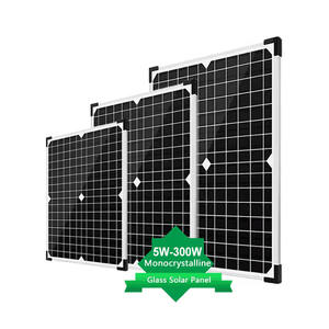 แผงโซลาร์เซลล์พลังงานแสงอาทิตย์โมโนขนาด12V 24V แผงเซลล์แสงอาทิตย์10W 20W 30W 50W 60W 80W 100W สำหรับกลางแจ้ง - Product Image 1