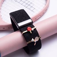 Breloques pour bracelet de montre en acier inoxydable 316L, thème sportif, formes de badminton, football, baseball, accessoires de décoration pour la fabrication de bijoux DIY