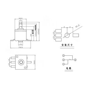 Interrupteur de détection KFC-W-16, interrupteur tactile micro SMD vertical à 4 broches avec fonction de réinitialisation par pression - Product Image 4