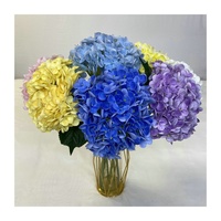 Fleurs artificielles en broderie d'hortensia, 176 pièces, toucher délicat, décoration intérieure, arrangement floral DIY, mariage, hôtel, restaurant