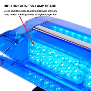 Thanh Đèn <span class=keywords><strong>Led</strong></span> Khẩn Cấp Mới Nhất 1600Mm Thanh Đèn Hai Hàng Với Chức Năng Ghi Âm 30 Giây Đèn Cảnh Báo Nhấp Nháy - Product Image 5