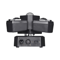 Éclairage QSE 60W RGB LED pour source lumineuse dynamique à 4 bras, 20 canaux DMX512, éclairage de scène disco pour usage international