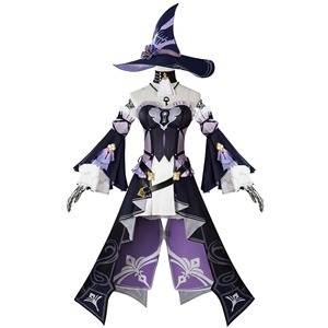 Costume de cosplay <span class=keywords><strong>Herta</strong></span> de Honkai Star Rail, perruque, chaussures, uniforme de jeu, ensemble complet, accessoire de fête d'Halloween et de carnaval pour femmes - Product Image 1