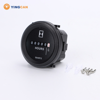 Compteur horaire YINGCAN SH-1, fréquencemètre industriel, tachymètre numérique, compteur de régime moteur, 50/60 Hz, 10 V-80 V CC, AC100V-250V, plastique, 6 chiffres