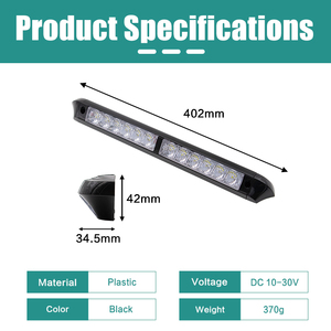 Barre lumineuse LED extérieure étanche pour <span class=keywords><strong>camping</strong></span>-<span class=keywords><strong>car</strong></span>, caravane, auvent, véranda, 10-30V DC, 402mm, barre lumineuse LED utilitaire - Product Image 5
