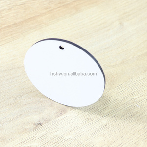 MDFSUB fabbrica personalizzato MDF cerchio natale ornamenti personalizzati sublimazione decorazione stampa di calore fai da te decorazioni in legno - Product Image 4