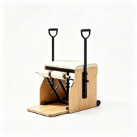 MZMM Ensemble complet de 5 pièces pour Pilates Reformer en bois d'érable massif, Cadillac, Wunda Chair, Ladder Barrel, Correcteur pour studio de Pilates et salle de sport