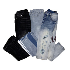Jeans de Hombre de Alta Calidad con Lavado Desgastado, Diseño Personalizado, Tejido, para la Temporada de Primavera, Jeans Holgados para Hombre - Product Image 3