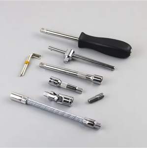 Juego de Llaves de Mano de Acero al Carbono de Alta Resistencia, Operadas Manualmente, con Dados de 1/2\", 1/4\", 3/8\", en Estuche Rígido para Reparación de Automóviles - Product Image 6