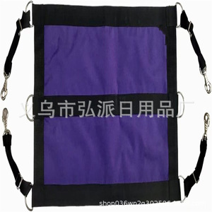 Panel de valla para establo de caballos 74x49 cm morado oscuro con ganchos metálicos para corral de caballos - Product Image 1