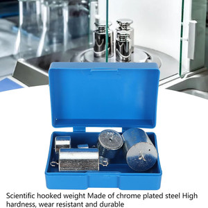 7pcs đôi móc Trọng lượng Set mạ thép vật lý phòng thí nghiệm lưu trữ trường hợp khoa học nói chung và vật lý phòng thí nghiệm làm việc - Product Image 2
