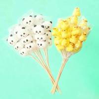 Sucettes en guimauve Panda en gros, prix d'usine, personnalisation OEM, haute qualité, halal, bonbons en coton de dessin animé en vrac