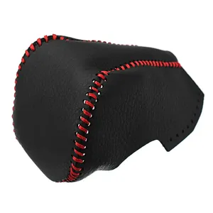 Automatic Gear <b>Shift</b> <b>Knob</b> Handbrake Leather Cover for Honda/Civic 8th Generation 2006 2007 2008 2009 2010 - Product Image 5