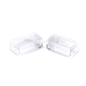 Customized Clear Mini PS Displays Box and Packaging Plastic with Lids Acrylic Candy Box