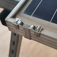 Clips de drainage d'eau pour panneaux solaires, clips de nettoyage pour modules photovoltaïques, élimination de l'eau et de la poussière, 30/35/40mm