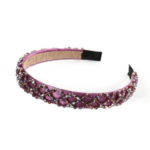 Nueva diadema de diamantes de moda con estilo barroco europeo y tendencia Ins. Diadema de diamantes creativa y sencilla con forma de gota de agua. - Product Image 5