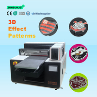 Petite imprimante UV DTF A2 4060 avec fonction d'impression 3D texturée, 5 fonctions d'impression, UV DTF silicone plat, 2880 DPI, 2024 avec caméra