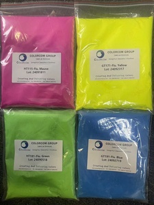 Polvo <span class=keywords><strong>de</strong></span> Pigmento Fluorescente <span class=keywords><strong>de</strong></span> Colores Brillantes para Tintas y Pastas, con Rosa, Rojo, Naranja y Verde, No Tóxico y Ecológico - Product Image 4
