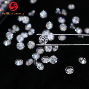 Piedras preciosas sueltas blancas de Zirconia cúbica de gran venta, precio al por mayor de grado 3A, piedras redondas de <span class=keywords><strong>1</strong></span> - 30mm Cz, piedras de Zirconia cúbica - Product Image 5