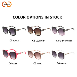 TWOOO T1733 Occhiali da Sole <span class=keywords><strong>Cat</strong></span> <span class=keywords><strong>Eye</strong></span> Quadrati di Design Esclusivo, Alta Gamma, Protezione UV400, Nuovo Stile, Vendita Diretta dalla Fabbrica - Product Image 3