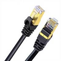 Kabel Jaringan LAN Komunikasi Ethernet CAT6A RJ45 Berkualitas Tinggi Permintaan Tinggi DIMAN Konduktor CCA OEM/ODM Laris Manis