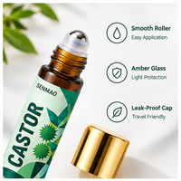 Huile de ricin biologique pressée à froid naturelle ; Nourrit les cheveux et favorise la croissance ; Convient pour les soins des cheveux et de la peau.