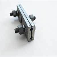 Collier de serrage réglable pour ligne aérienne, galvanisé à chaud, pour câble électrique, accessoires de quincaillerie pour ligne électrique