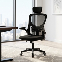 Chaise de bureau administrative en maille, pivotante, réglable, design moderne, haute qualité, vente en gros directe usine