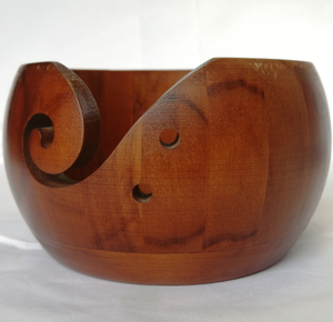 Handmade Wooden Yarn Bowl