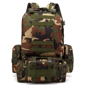 LUPU – <span class=keywords><strong>sac</strong></span> à dos tactique imperméable de 9 couleurs de 50L, <span class=keywords><strong>sac</strong></span> à dos de camping de sport en polyester - Product Image 1