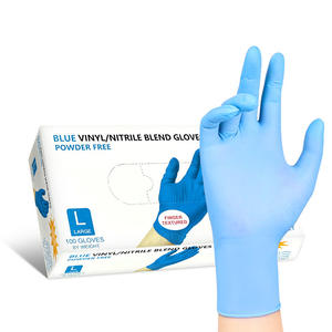 Gant en Nitrile Jetable M4.0g Gants en Nitrile Bleu Violet Sans Poudre Usage Industriel Non Médical Gants en Nitrile en Gros en Stock - Product Image 2