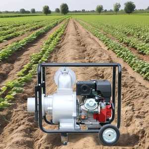 Bombas de Agua de Gasolina de 6.5hp y 2 Pulgadas con Arranque Eléctrico Centrífugo de Acero Inoxidable de Alta Presión para Agricultura - Product Image 3