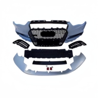 Kit de mise à niveau du pare-chocs avant pour Audi A5, ensemble RS5 avec capot et phares avec découpes pour feux antibrouillard, état d'occasion
