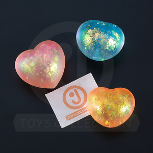 Wholesale <b>Mini</b> Heart Squeeze Toy Maltose Stretchy <b>Squishy</b> Stress Relief Vent Toy TPR Material 5cm Size for 5 7 Years Old Girls - Product Image 2
