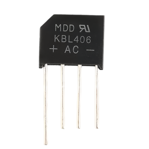 Rectificador de puente plano de silicio HT Briginal y nuevo KBL406 4A/600V - Product Image 1