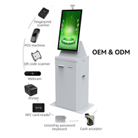 Máquina de Pagamento de Contas com Tela Sensível ao Toque, Quiosque de Pagamento em Dinheiro, Máquina Automática de Compra de Ingressos